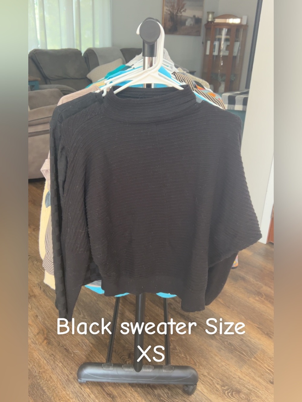 Black Mock Neck Sweater - Unbranded